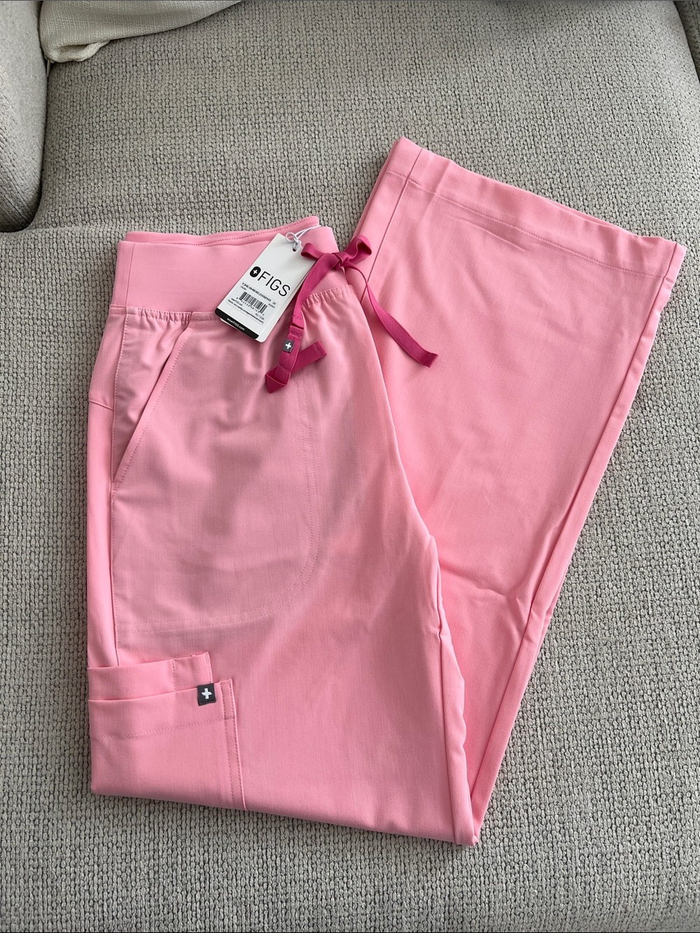 Figs Fight Club Pink Scrub Pants